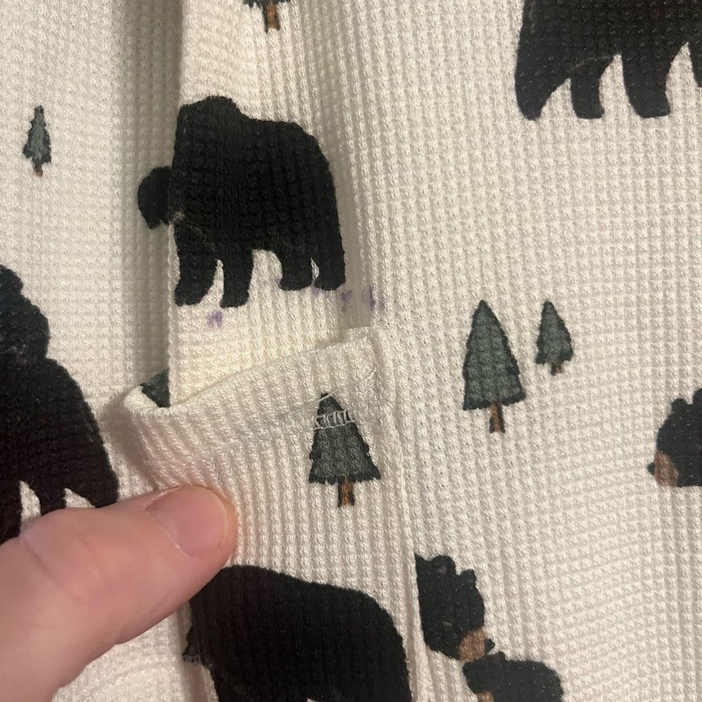 🐻 Angel Dear Bear Print Baby Onesie | Size 12–18M | NWT - Picture 5 of 5